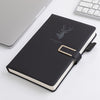 160 Pages Premium Super Smooth Faux Leather Notebook with Water-Resistant Square Ruling - Minimalist Space Theme A5 Journal for Home, Office, and Study - Soft, Durable, and Long-Lasting