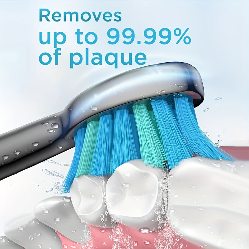 PHYLIAN PRO-Sonic-Electric-Toothbrush-for-Adults-Rechargeable-Toothbrushes-Power-Electronic Toothbrush with Tooth Brush Holder, 3 Hours Charge for 120 Days and Travel Case