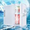 [Portable Mini Fridge] Compact Mini Fridge | 4L/6 Can Portable Cooler & Warmer, Low Noise, 12V DC/110V AC - Dorm, Office, Bedroom, Travel, Camping, RV, Makeup, Spacesaving, Durable