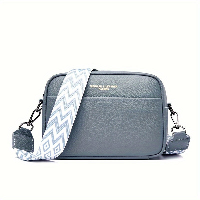 Mini Fashion Crossbody Bag, Genuine Leather Shoulder Bag, Women's Casual Handbag & Purse