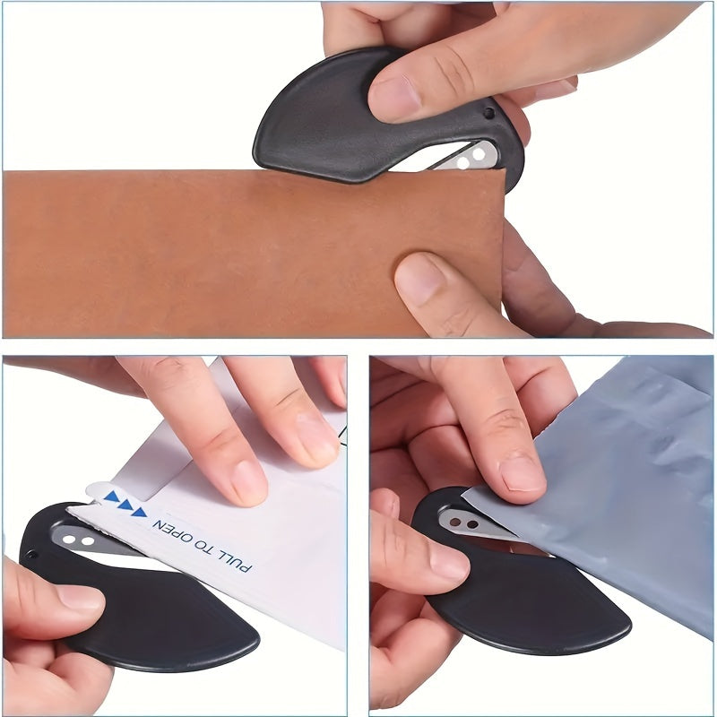 Stainless Steel Razor Blade Letter Opener - Safely Open Envelopes, Packages, and Papers with Ease - Durable Office Supplies for Women and Men