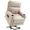 DodiOnline Electric Riser and Recliner Chair, with Massage and Heat - Beige