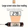 Kitchen Oil Thermometer BBQ Baking Temperature Measurement Electronic Food Thermometer Liquid Temperature Pen (Battery Not Included)