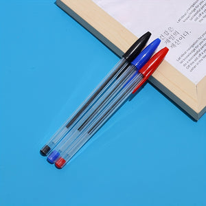 50pcs 1.0mm Bullet Point Ballpoint Pens - Perfect for Hotel Catering & Office Stationery!