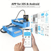 EasyThreed 0.5W Laser Engraver for Beginners, DIY Engraving Area 100x100mm, Wireless Smartphone Connectivity, APP Control for iOS & Android, Plastic Material, 110V/220V Power Supply, US Plug, Electronic Components Included