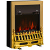 DodiOnline Electric Fireplace LED Light Complete Fire Place Heating Indoor Heater Coal Burning Flame Effect Heat 2000W Max