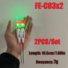 2pcs/set Night Fishing Floats, High Buoyancy Electronic LED Floats, Fishing Accessories