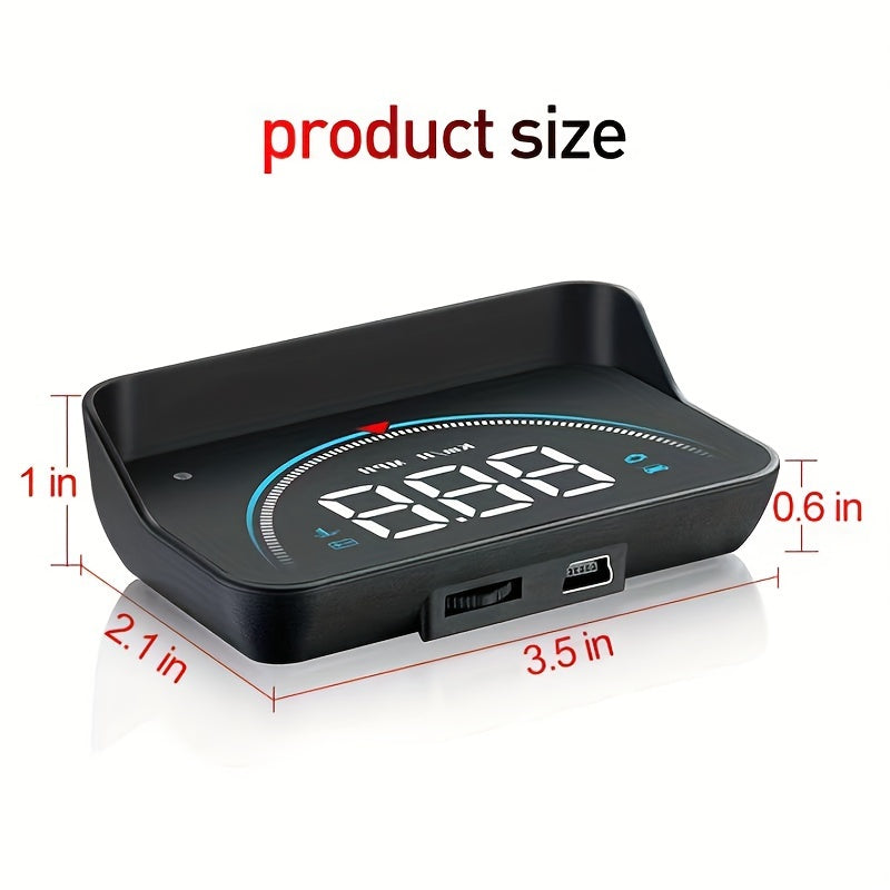 M8 HUD Head Up Display Car OBD2 II EUOBD Overspeed Warning water temperature digital Projector Windshield Auto Electronic