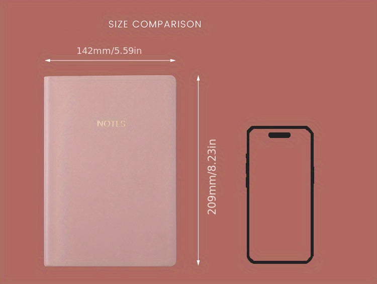 1pc 82 Sheets A5 Rainbow Border Notebook - Hardcover Executive Diary for College Ruled Writing, Thick Paper, School & Office Essential for Work, Study and Personal Use - Best Quality Stationery for Classroom and Office Suppli