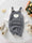 Baby Clothing Girl Baby Bodysuit Baby Love Jacquard Boys Knitted Bodysuit, Suitable For Indoor And Outdoor Wear