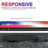 10W Fast Wireless Charger, Compatible with iPhone 16/15/14/13/12/11/8 Series, S23/S22/S21/S20/S10/S9/S8/S7/S6 Series, Note 10/9/8/5 Series, Slim Design for Bedside & Office Desk, Free Cable Included