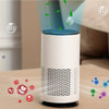 1/2pcs Portable True HEPA Air Purifier for Home, Office, and Car - Eliminates 99.97% of Dust, Odors, and Allergens for Fresh Air
