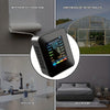 6-in-1 Multi-Function Air Quality Monitor - Detects CO2, PM2.5, PM10, TVOC & HCHO - Advanced Formaldehyde Sensor with Clear LCD Display - Ideal for Home & Office Air Health Monitoring