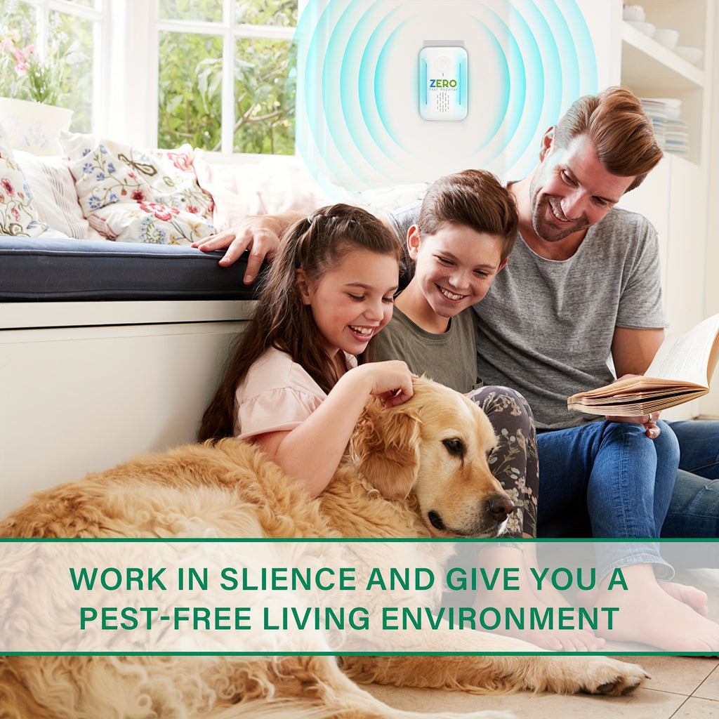 6 Packs Ultrasonic Pest Repeller, Humane Pest Control, Indoor Ultrasonic Repellent For Roach Rodent Mouse, Bugs, Mosquito, Mice, Spider, Electronic Plug In Pest Repeller