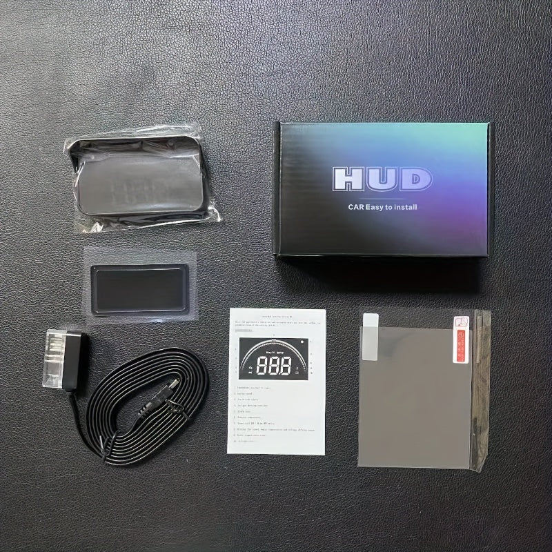 M8 HUD Head Up Display Car OBD2 II EUOBD Overspeed Warning water temperature digital Projector Windshield Auto Electronic