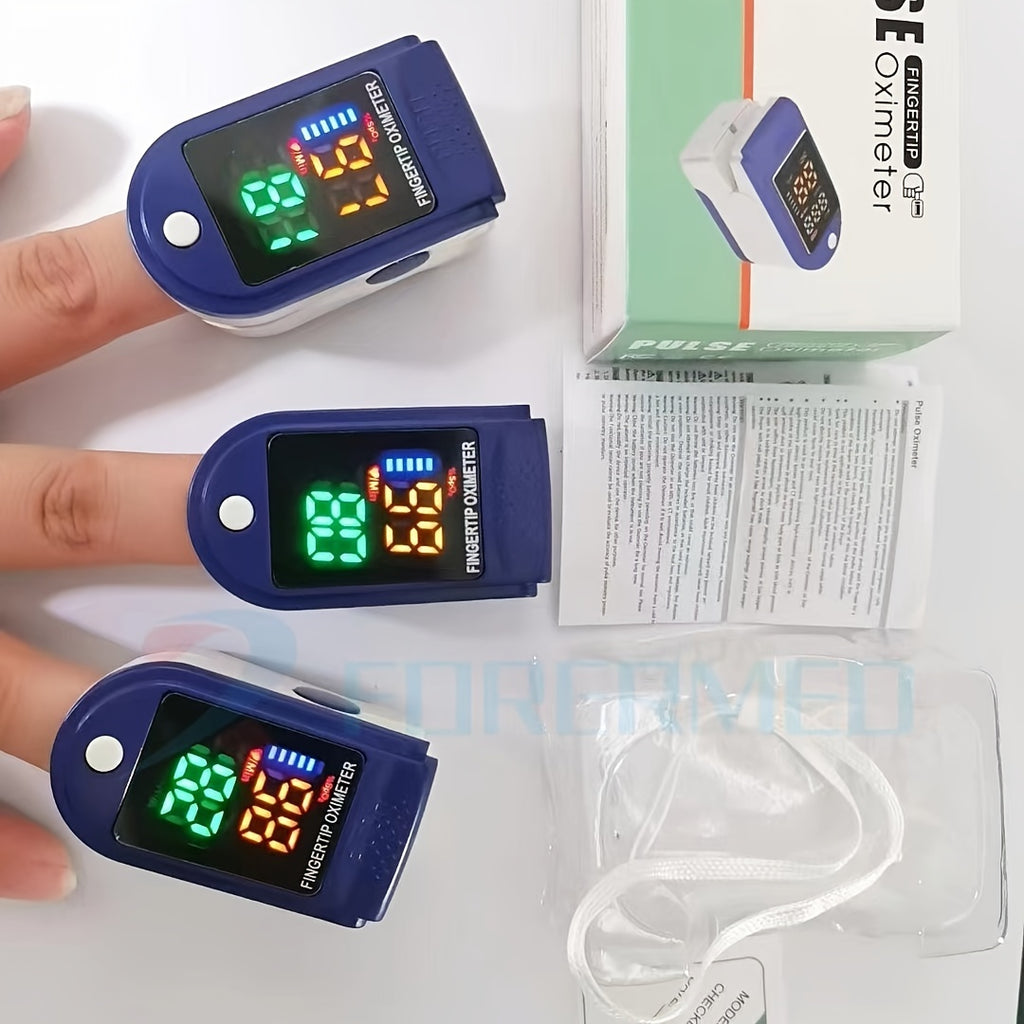 Pulse Oximeter, Fingertip Blood Oxygen Saturation Pulse Oximeter, Household Portable Pulse Oximeter (no Battery) Only Used For Sports, For Sporting Or Aviation Use Only