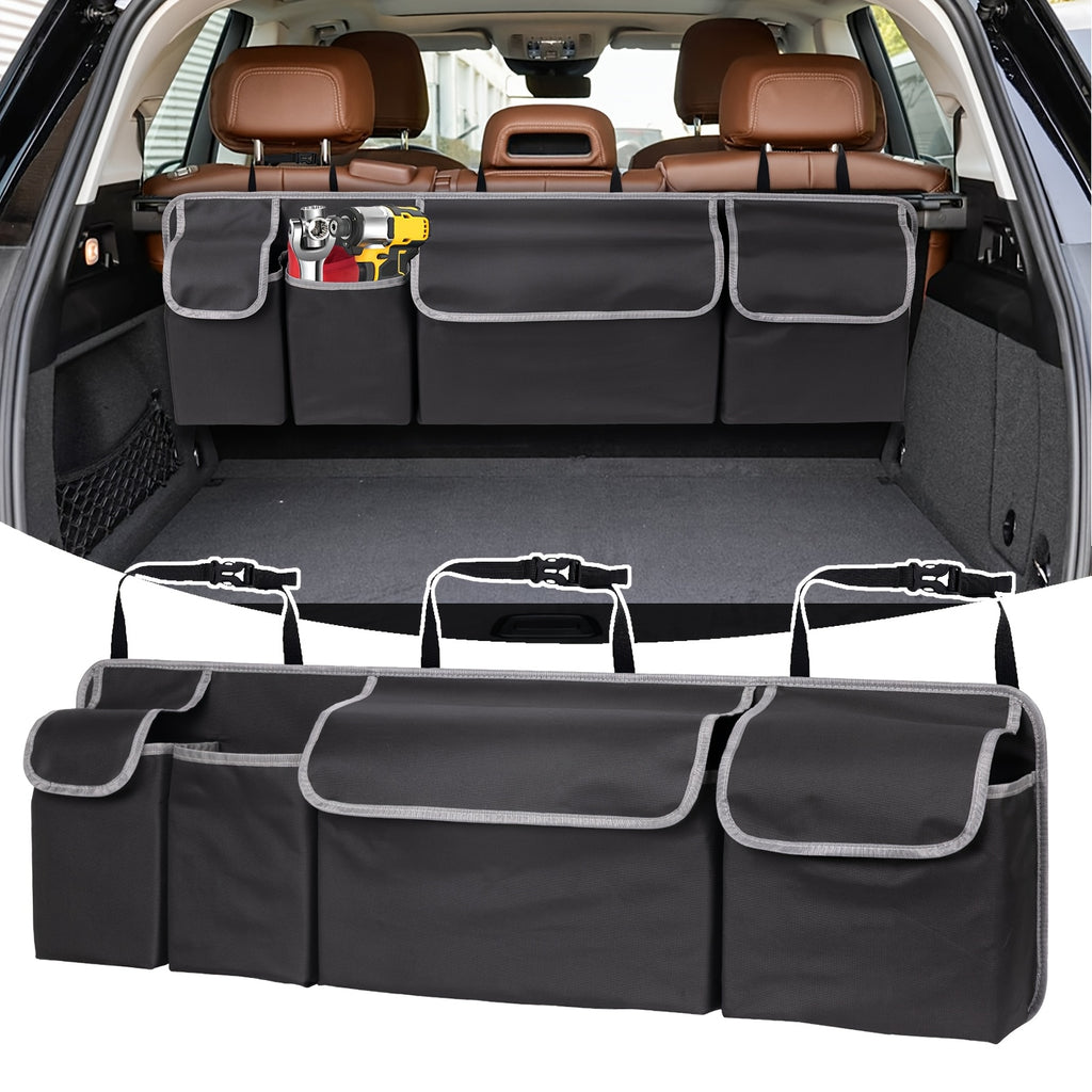 Large Capacity Storage for Car Seats Made of 600D Oxford Cloth with Multiple Pockets.