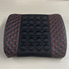 Car Lumbar Electric Massager, Red Pillow Car Interior Decoration, Ultra-fiber PU Leather Cushion For Car, Office