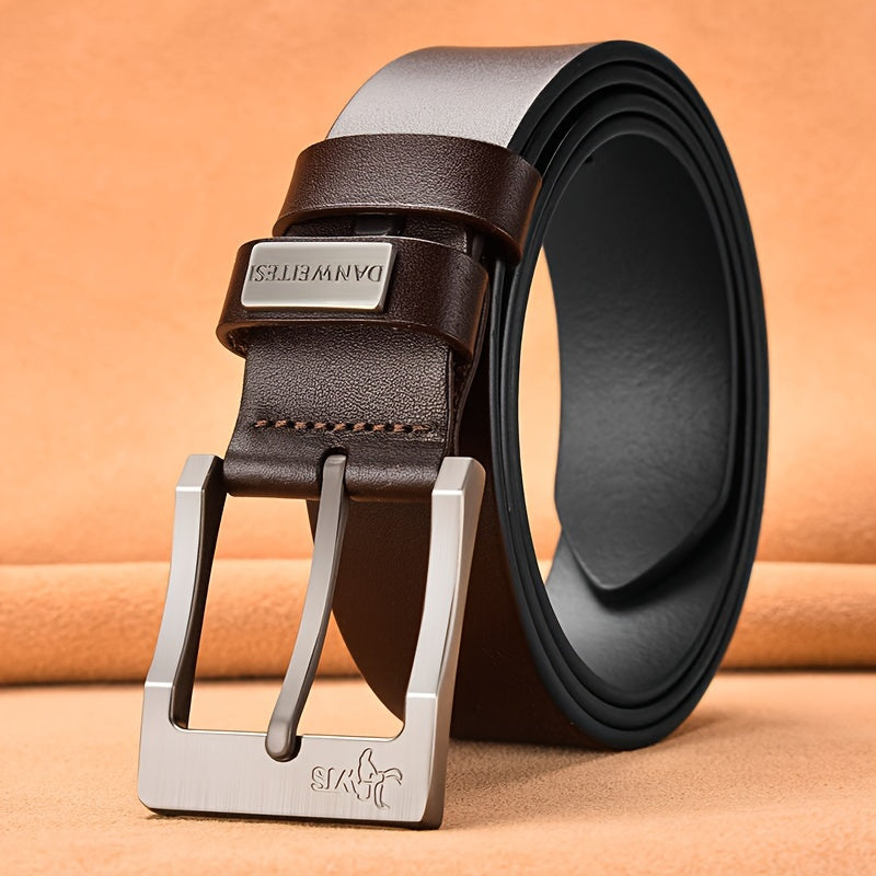 Men's Pin Buckle PU Leather Fancy Retro Jeans Belt