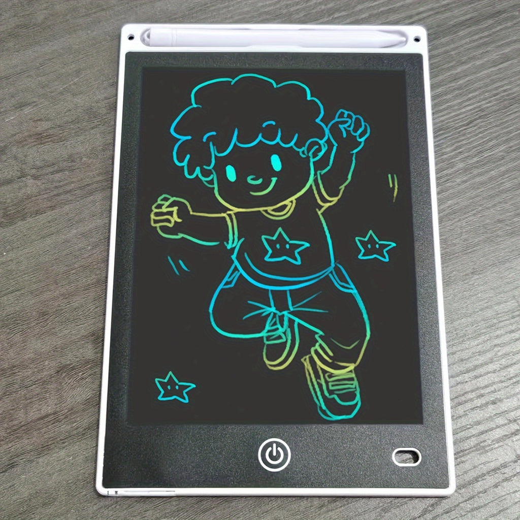 1pcs 8.5-Inch Durable ABS LCD Writing Tablet for Kids, Electronic Doodle Pad with One-Click Erase, Ideal Educational Toy Gift for Birthday, Halloween, Christmas, and Thanksgiving