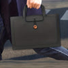 Lightweight Handbag Suitable For 15.6/16-Inch Computer Tote Bag Office Briefcase Waterproof Lightweight Artificial Leather Computer Bag