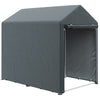 DodiOnline 179 x 120cm Temporary Garden Shed, with Accessories - Dark Grey