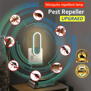 1pc/2pcs USB Electronic Mosquito Repellent Lamp-LED Lighting Night Light Atmosphere Lamp Keep Insects Away Repel Mosquitoes, Rats, Cockroaches, And Spiders