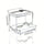 1pc Transparent Clear Cotton Swabs Storage Holder Dispenser - Keep Cotton Pads Organized and Within Reach - Bathroom Storage Container with Lid, Art Supplies Organizer, Space-Saving, Easy to Clean, and Durable