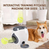 Interactive Dog Training Ball Launcher, Pet Tennis Feeder Reward Machine, Fun Dog Toy, Manual Operation, Non-Electronic, No Battery Required