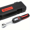 3/8" Digital Torque Wrench Set (2.2-44.2 ft-lb/3-60 Nm), Accurate to ±2% Bi-Directional, Electronic Torque Wrench with Buzzer and LED Flash for Appliance and Bicycle Repairs