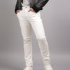 Men's Chic PU Leather Pants, Street Style High Stretch Skinny Pants For Nightclub Performance Party Dinner K-pop