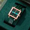 Women's Watch Elegant Square Pointer Quartz Watch Retro Fashion Analog PU Leather Wrist Watch