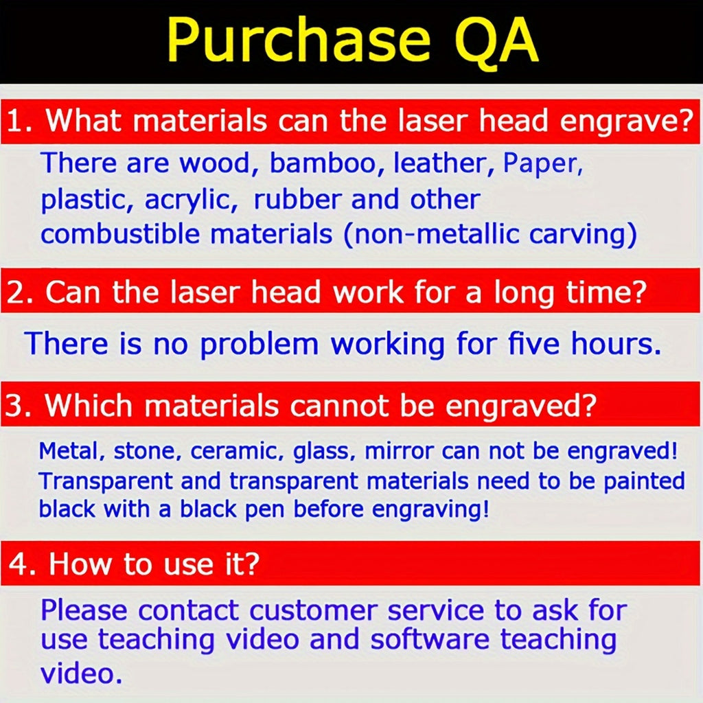 EasyThreed 0.5W Laser Engraver for Beginners, DIY Engraving Area 100x100mm, Wireless Smartphone Connectivity, APP Control for iOS & Android, Plastic Material, 110V/220V Power Supply, US Plug, Electronic Components Included