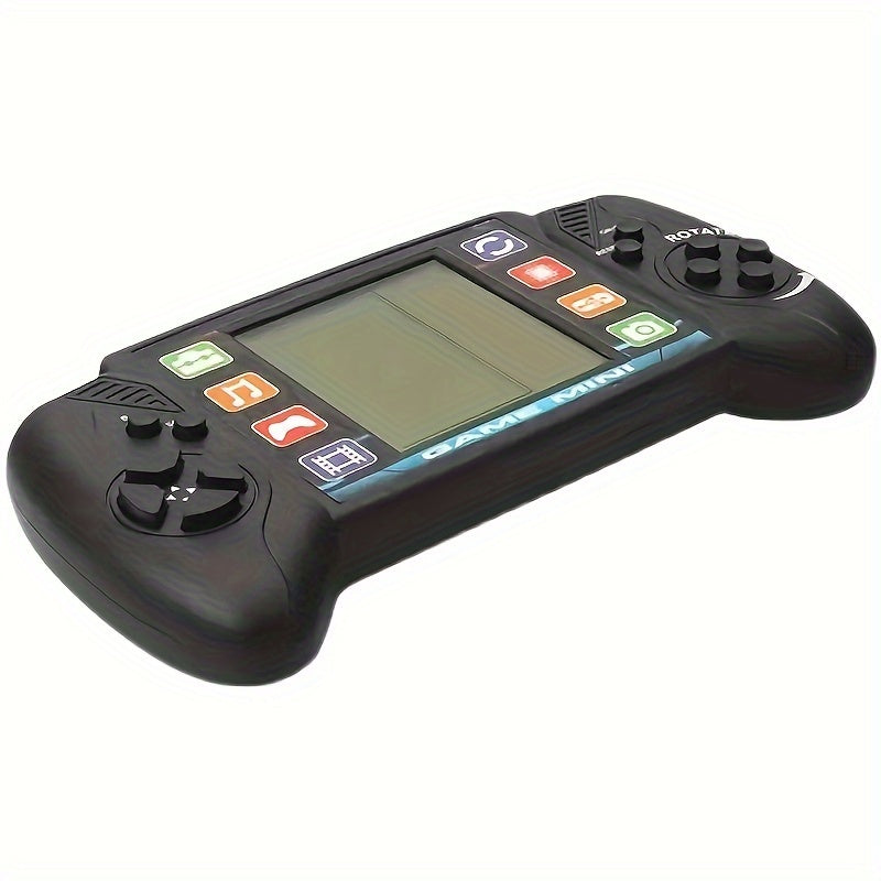 1pc Big Screen Retro Classic Handheld Game Console - Portable Electronic Toys with Classic Games, Nostalgic Design and Easy-to-Use Interface