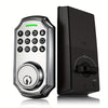 1pc BULIST UD01 Keypad Deadbolt Door Lock, Electronic Keyless Entry, User Pin Code, One Time Code, Mechanical Key, Backlit Keypad, Human Voice Guidance, Auto Lock, Long Battery Life, Easy To Install And Program, Stain Steel