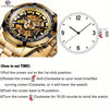 Forsining Stainless Steel Business Men's Automatic Mechanical Watches, Fashion Luminous Hollow Sport Wrist Watch, Ideal choice for Gifts
