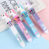 1pcs Kawaii Ballpoint Pen Set - 10 Colorful Gel Pens for Student Writing, Office Supplies, Cute Novelty Stationery for Halloween, Christmas Gift