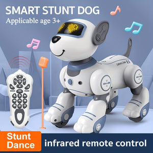 Kelaton Remote Control Toys: RC Robot, Infrared Remote Control Electronic Dog, Follow, Singing And Dancing, Ideal Gift For Family Or Friends' Birthdays Christmas Halloween.