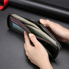 1pc Men's Zippered Short Wallet, Multi-card Holder, PU Leather Folding Wallet