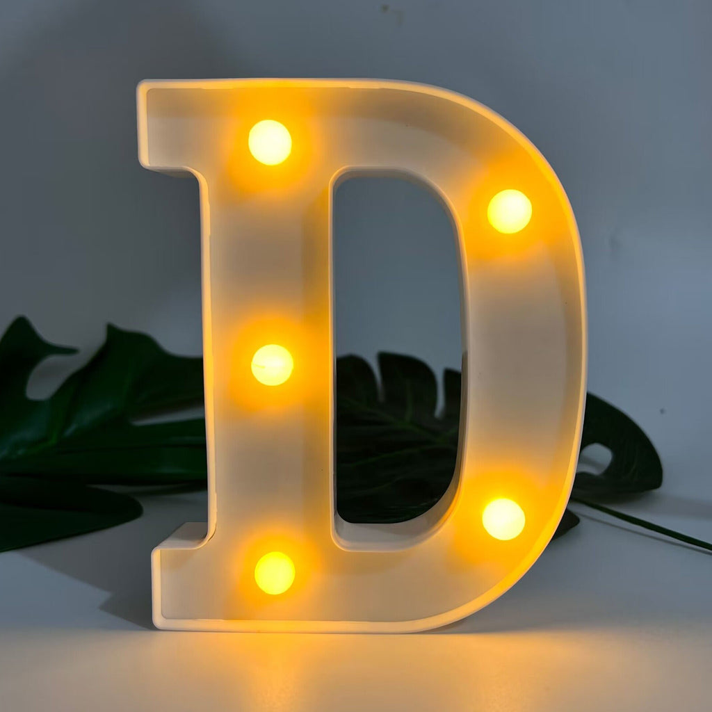 1pc Alphabet Letter LED Lights Luminous Number Lamp Decor, Battery Night Ligh, t For Home Wedding Birthday Christmas Party Decoration Letters Numbers Light, Home Decor