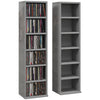 DodiOnline Set of Two 102 CD Storage Units - High Gloss Grey