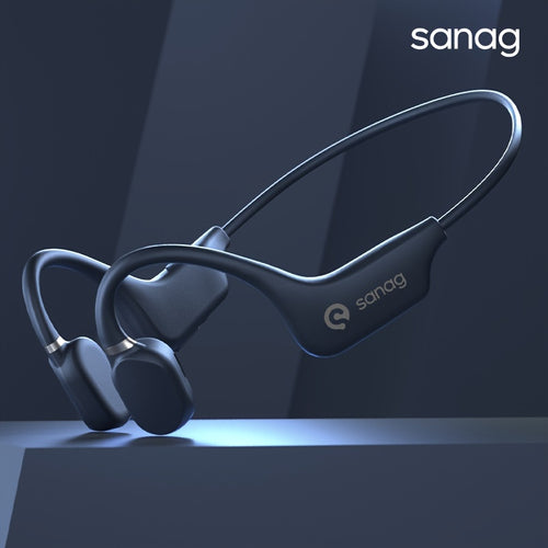 Sanag A5X True Bone Conduction Earphone Open Ear Wireless Sport Headphones High Quality Headset 3D Stereo Sound