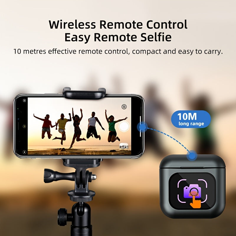 XHJ K1 Wireless earbuds with LCD touchscreen display, intelligent noise-canceling sleep-aiding headphones, 40 hours of long battery life, control music player, tiktok video playback, likes Audio Earphones Electronic Headset C