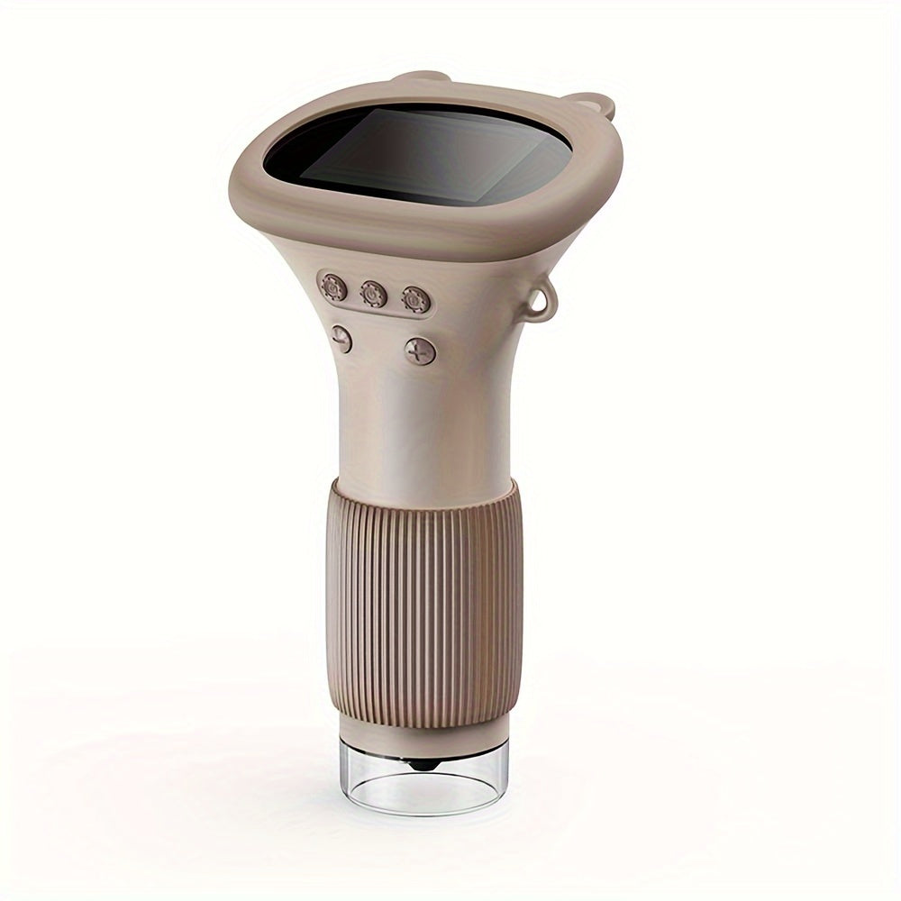 Children'S Portable Microscope, Mini Handheld Pocket Digital Microscope for Kids and Adults, IPS Screen Electronic Magnifier with 8 Adjustable LED Lights and Photo and Video, as a Children'S Birthday
