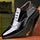 Men's PU Leather Derby Shoes, Wear-resistant Anti-skid Lace-up Dress Shoes For Business Office, Spring And Autumn
