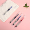 10PCS Quick-Drying Liquid Gel Pens - 0.5mm Fine Tip, Black and Blue Ink, Smooth Writing, Water-Resistant, Ergonomic Design, Perfect for School, Office, Student, and Daily Use