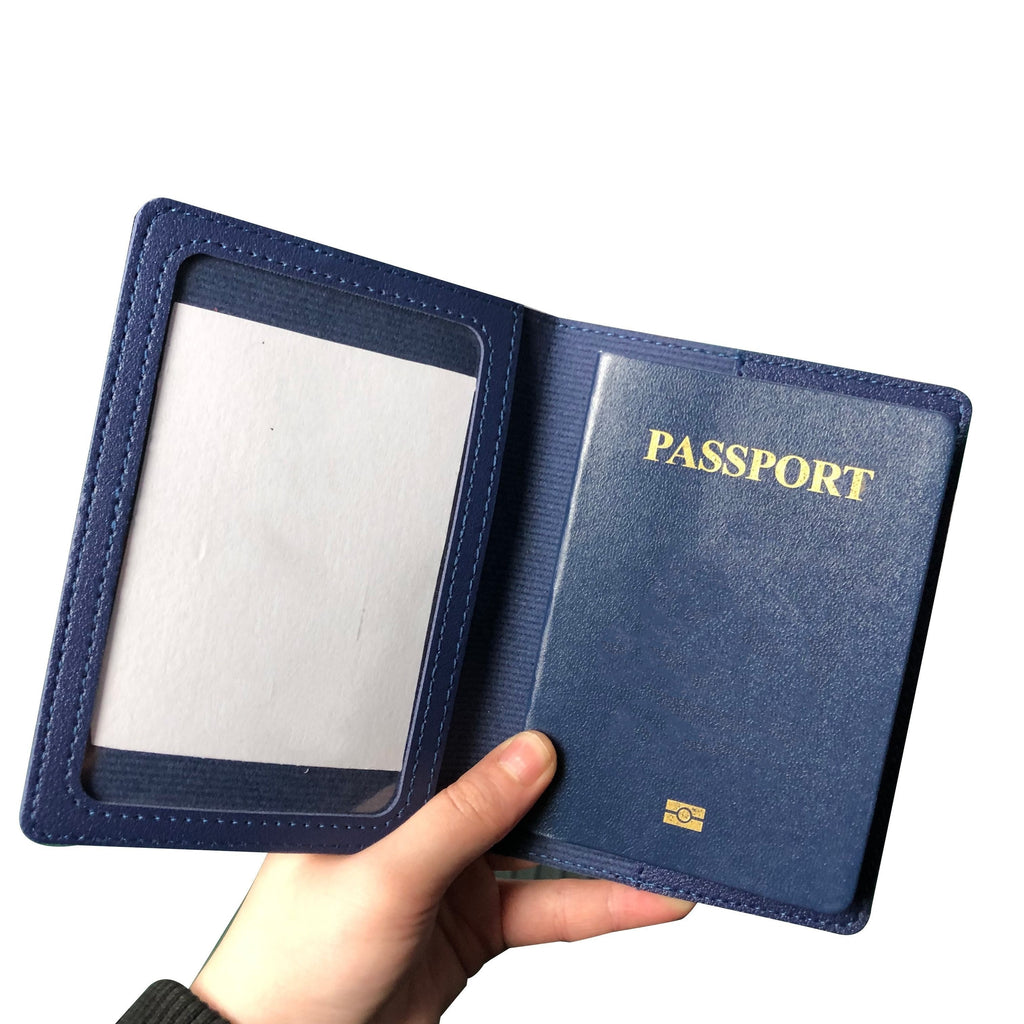 PU Leather Passport Holder, Waterproof Passport Cover For Travel, Passport Wallet