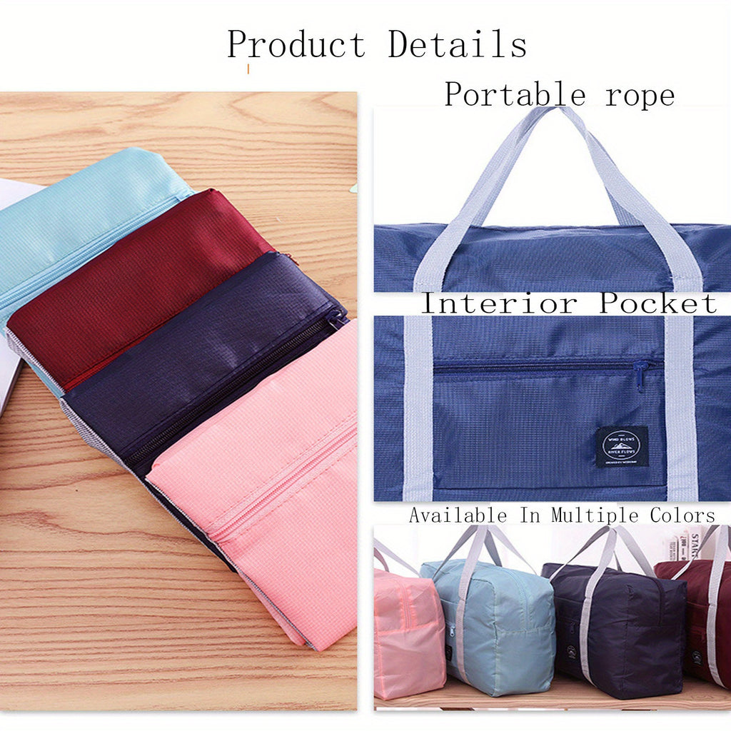 Moving luggage storage bag, foldable storage bag, portable airplane bag, multifunctional large capacity travel bag, briefcase/computer bag