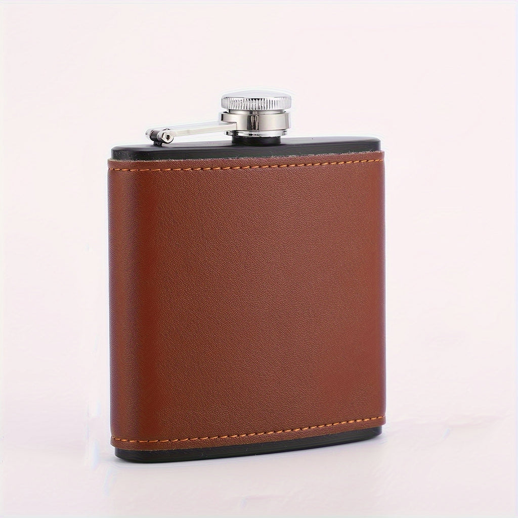 1pc, Men's Personalised Kettle, Leather Kettle, Personalised Kettle, Kettle Leather, Kettle, Mate Kettle, Personalized Flask, Engraved Flask, Groomsmen Gift, Holiday Gifts, Birthday Gifts, Party Favors, School Season Gift, We