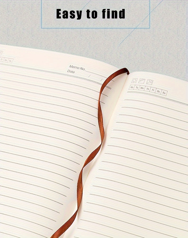 360 Page Premium Faux Leather Buckle, Soft Faux Leather A5 Notebook Suitable For Home, Office, And Study